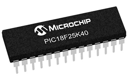 Microchip PIC18F25K40-I/SP, 8 bit PIC, PIC18F25K40 Microcontroller, 64 MHz, 32kB FLASH, 28-Pin SPDIP