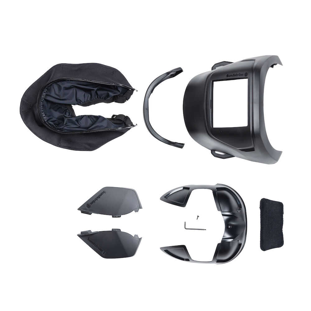 Sundstrom PC Face Shield with Face, Head, Neck, Shoulders Guard