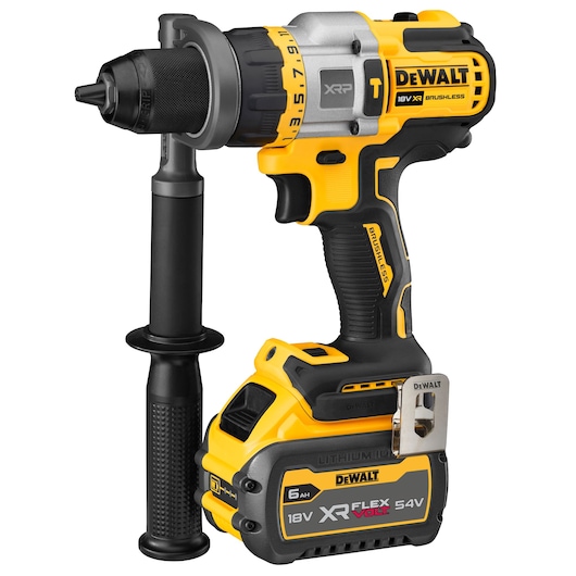 DeWALT DCD999T 18V Cordless Hammer Drill Li-Ion, Euro Plug