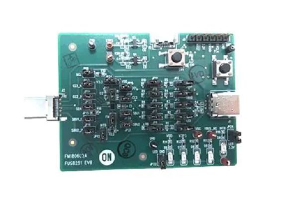 onsemi Type C CC and SBU Protection IC Evaluation Board Protection Functions for FUSB251
