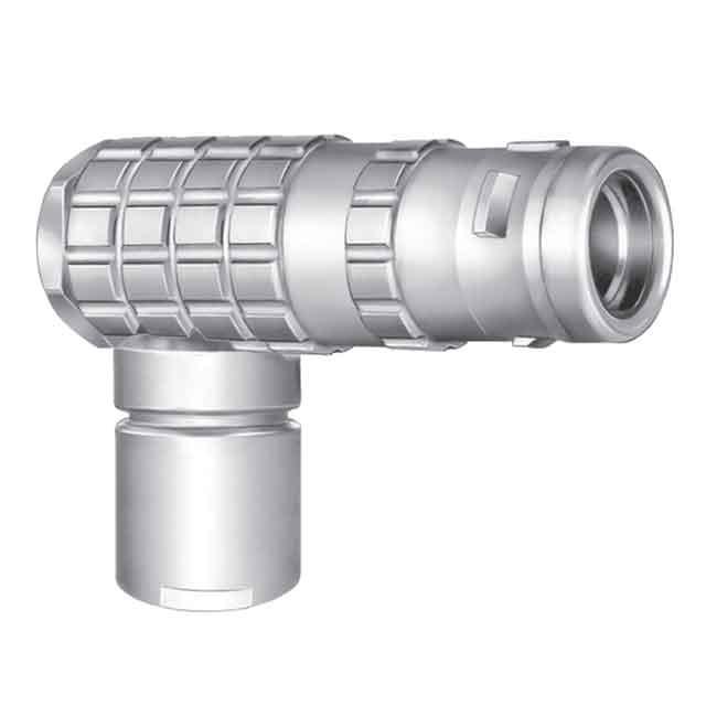 LEMO 2 Position Circular Connector Plug, Male Pins Solder Cup