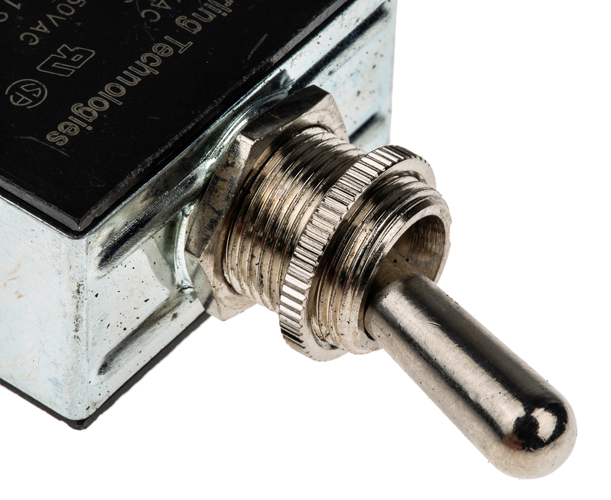 2gm51-73 Carling Technologies Toggle Switch, Panel Mount, On-Off-On, DPDT, Tab Terminal, 250 V ac