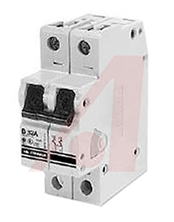 Altech V-EA Thermal Circuit Breaker - 2-Pole, DIN Rail, 12.5A Current Rating, 10 kA, 80 V dc
