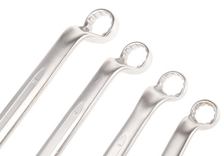 Bahco 8-Piece Spanner Set, 6 x 7 To 20 x 22 mm, Alloy Steel