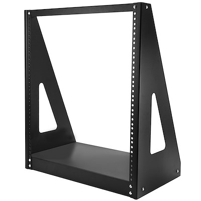 StarTech.com Black 12 U Steel Server Rack , with 2 Post Frame, 613 mm Height 613 mm