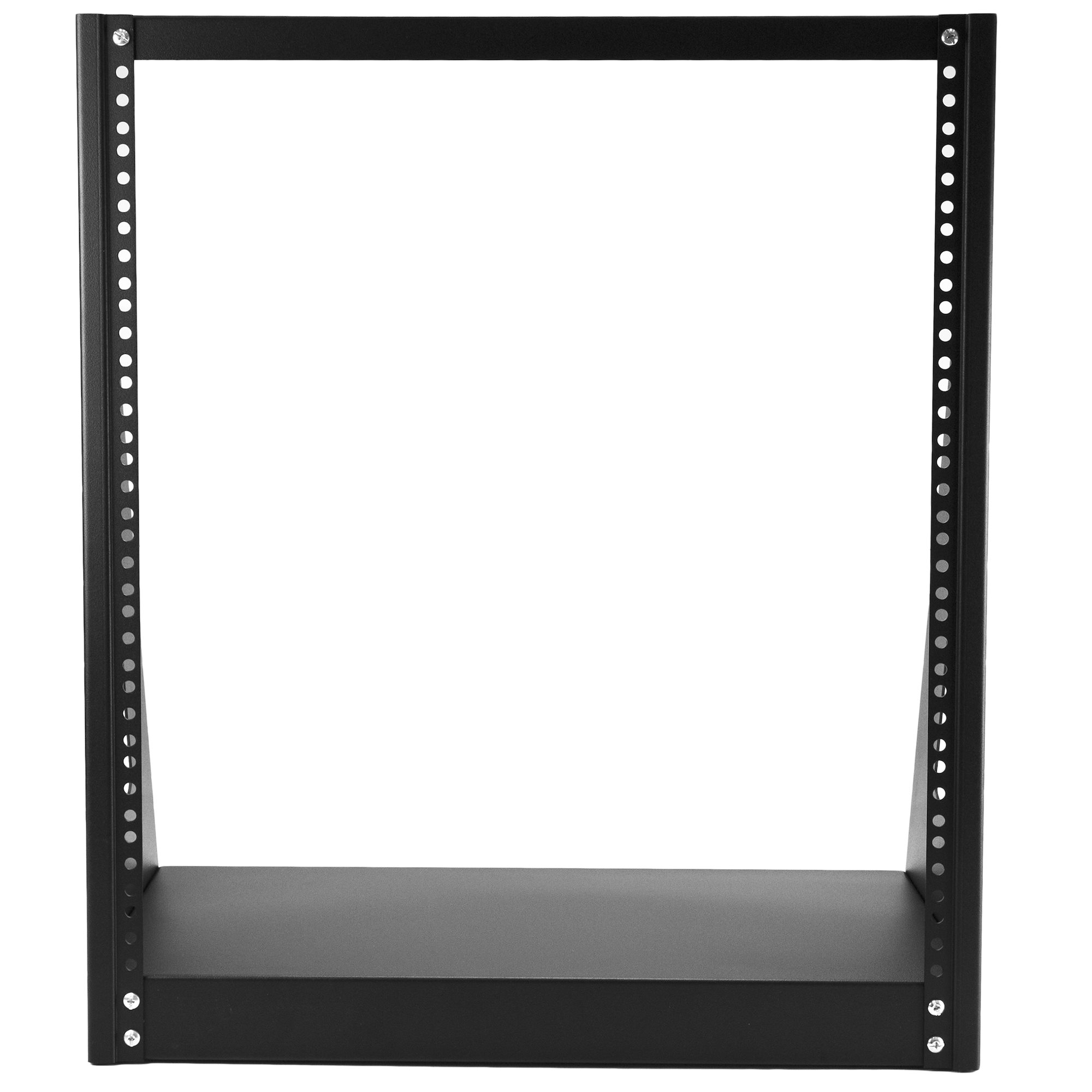 2postrack12 StarTech.com Black 12 U Steel Server Rack , with 2 Post Frame, 613 mm Height 613 mm