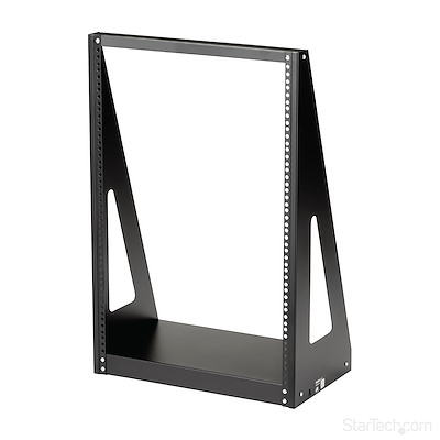 StarTech.com Black 16 U Steel Server Rack , with 2 Post Frame, 787 mm Height 787 mm