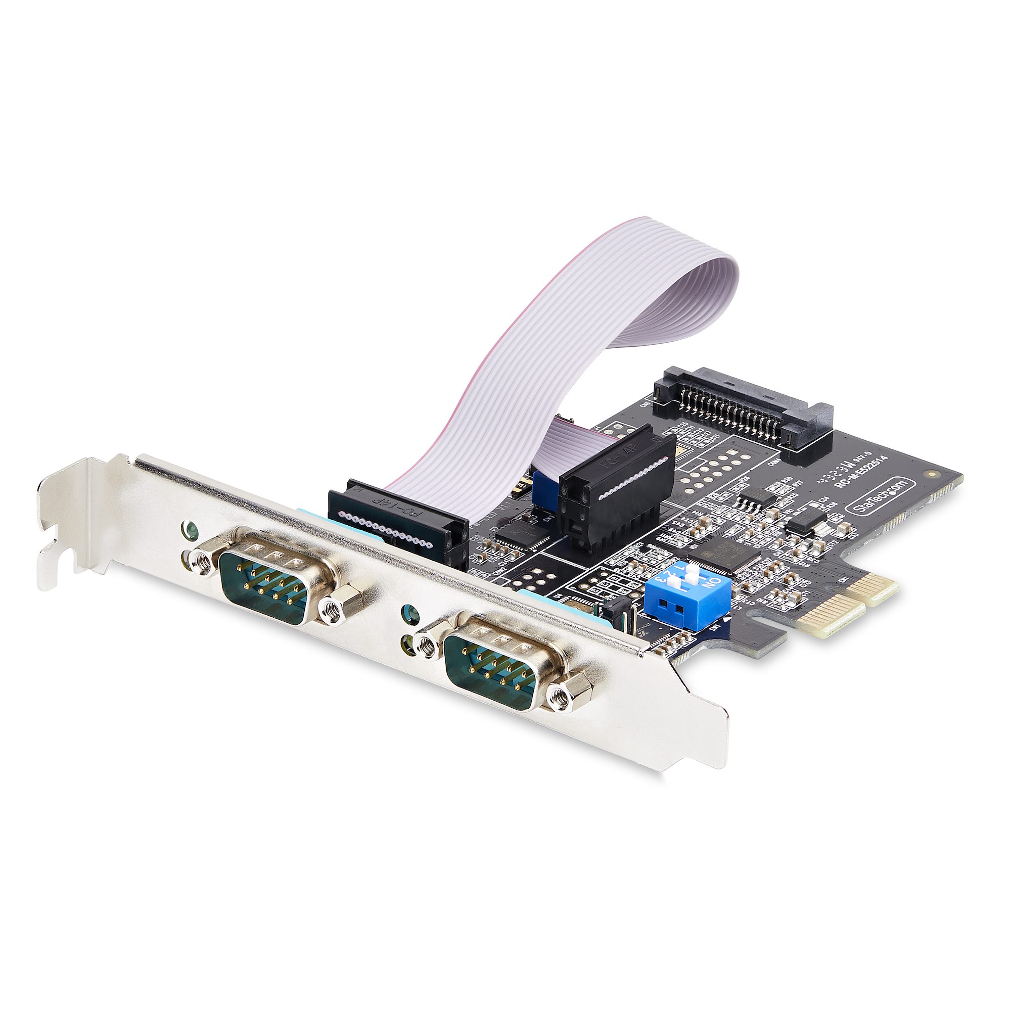 StarTech.com 2 Port PCIe RS485, RS232, RS422 Serial Card