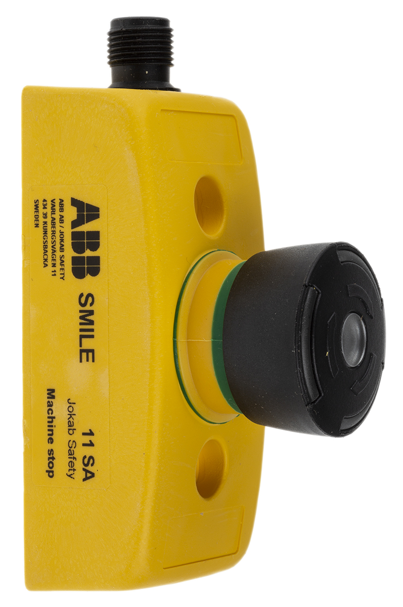 ABB Jokab Smile 11 SA Series Black Twist Release Push Button Switch, 32.2 mm Cutout, IP65