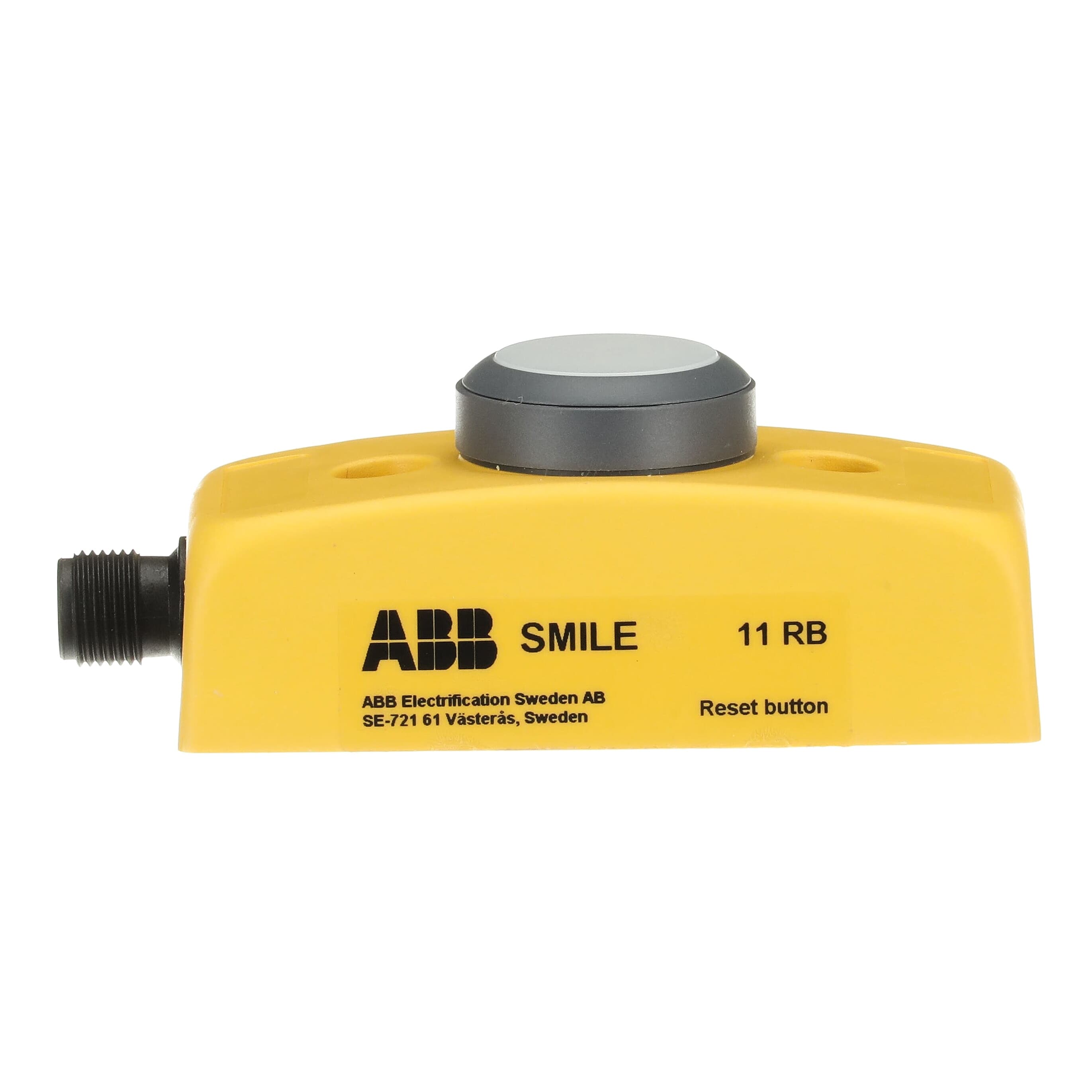 ABB Jokab Smile 11 RB Series Reset Illuminated Emergency Stop Push Button, Panel Mount, 32.2 mm Cutout, 1 NO, IP65