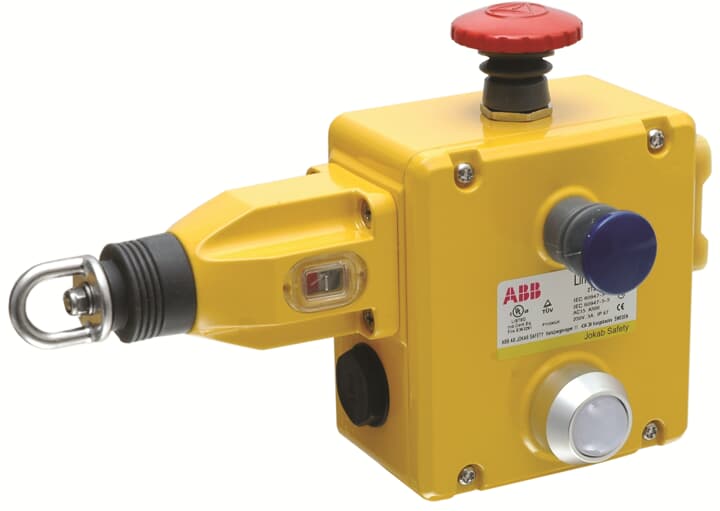 ABB LineStrong3R Grab Wire Switch 125 m, Right Side, 2 NO/4 NC