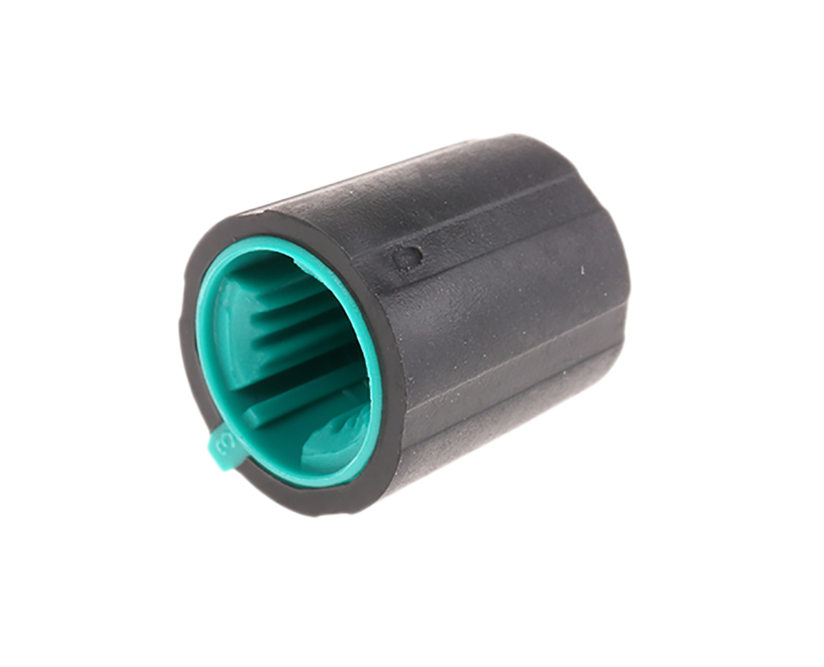 303tp110-006237232 Sifam 11.5 mm Knob Diameter Black Potentiometer Knob for 6 mm Shaft Splined, 3/03/TP110-006/237/232
