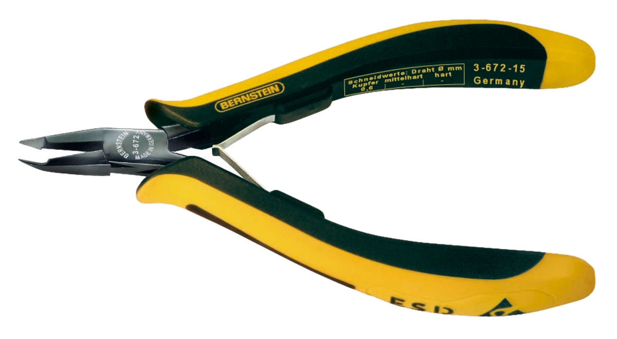 Bernstein 3-672 ESD Flush ESD Safe Oblique Cutter