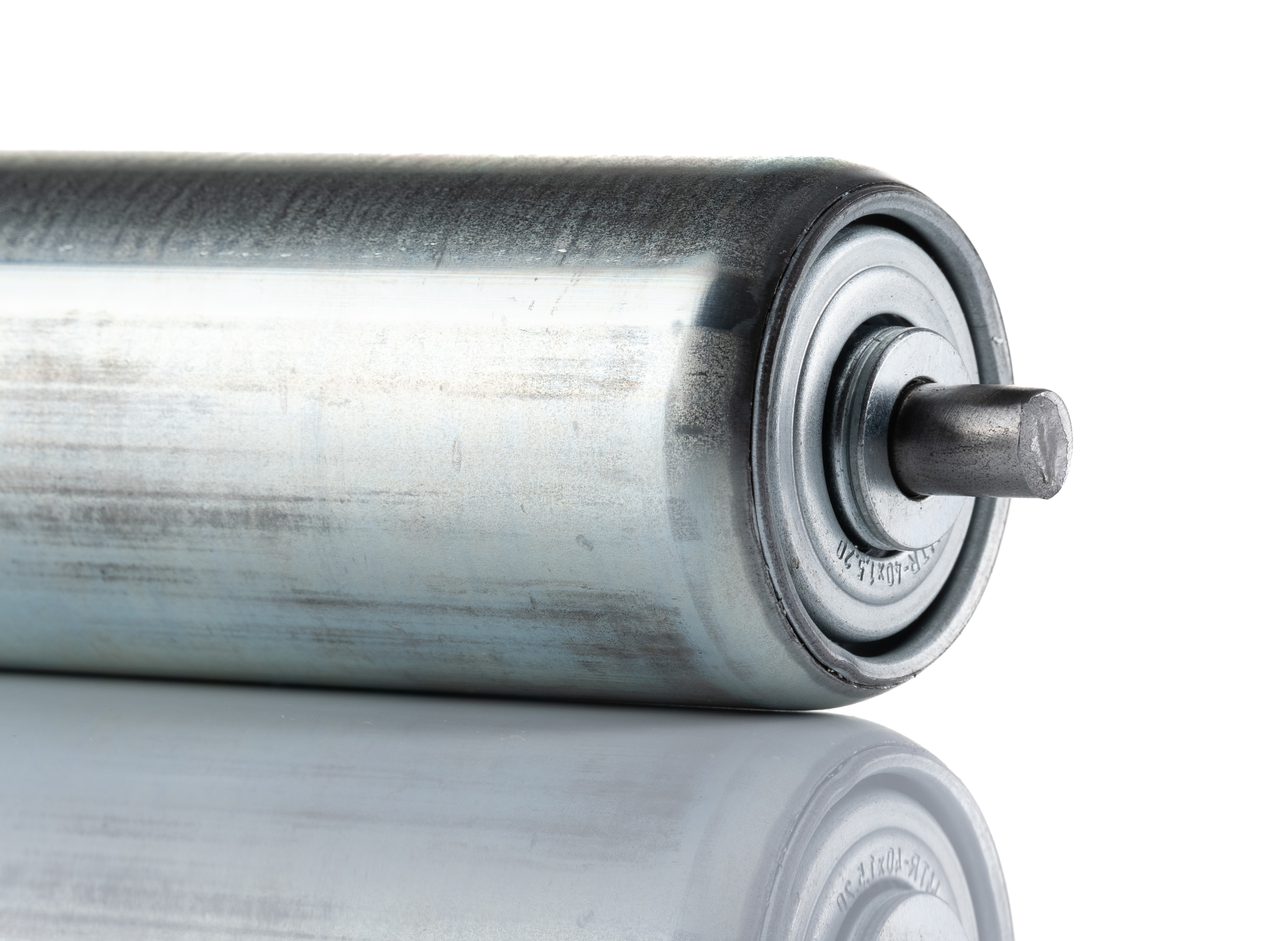 3-842-525-737 Bosch Rexroth Galvanised Steel Round Conveyor Roller Conveyor Roller 40 mm Dia. x 225 mm L, Galvanised Steel 500 N, 8 mm
