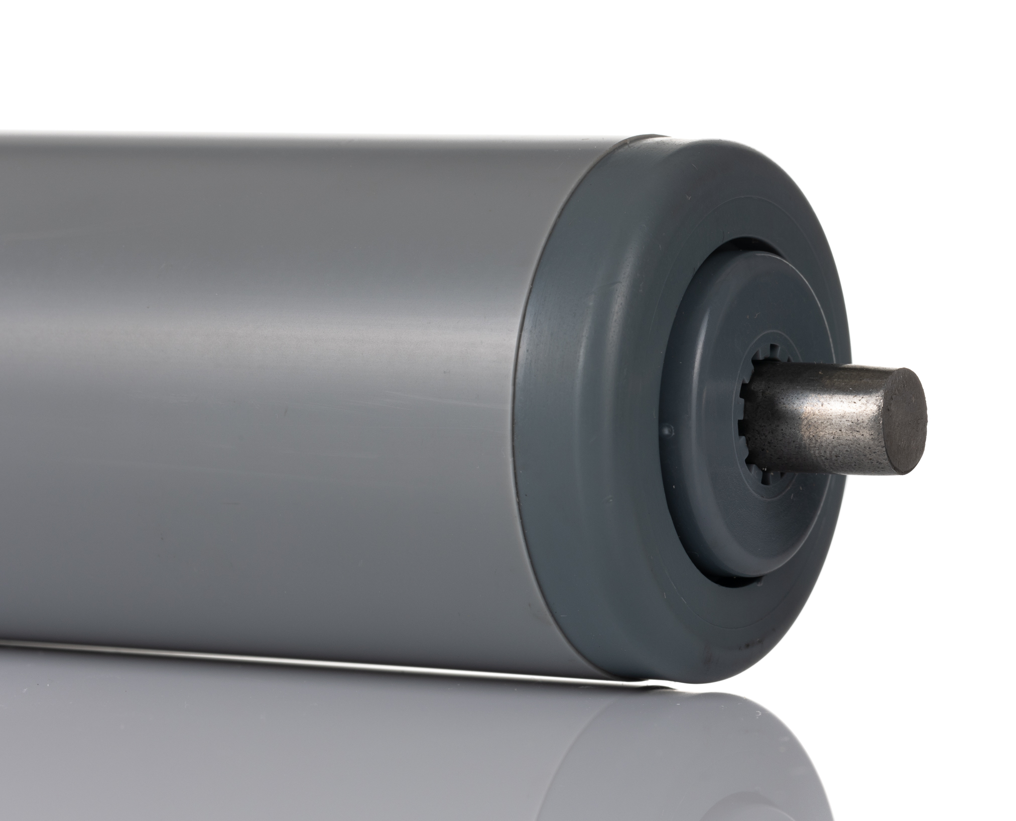 3-842-525-741 Bosch Rexroth Plastic Round Conveyor Roller Conveyor Roller 40 mm Dia. x 325 mm L, Zinc Plated Steel 150 N, 8 mm