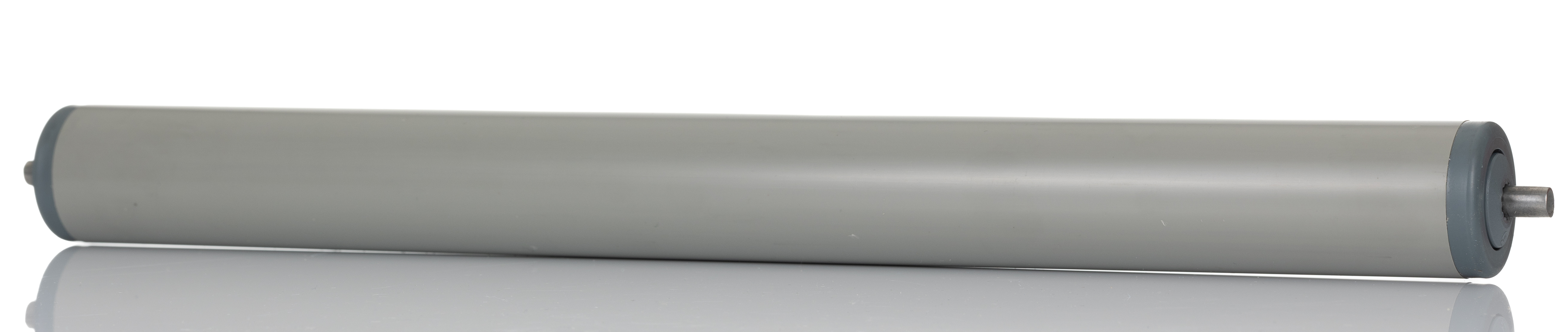 Bosch Rexroth Plastic Round Conveyor Roller Conveyor Roller 40 mm Dia. x 425 mm L, Galvanised Steel 150 N, 8 mm Spindle,