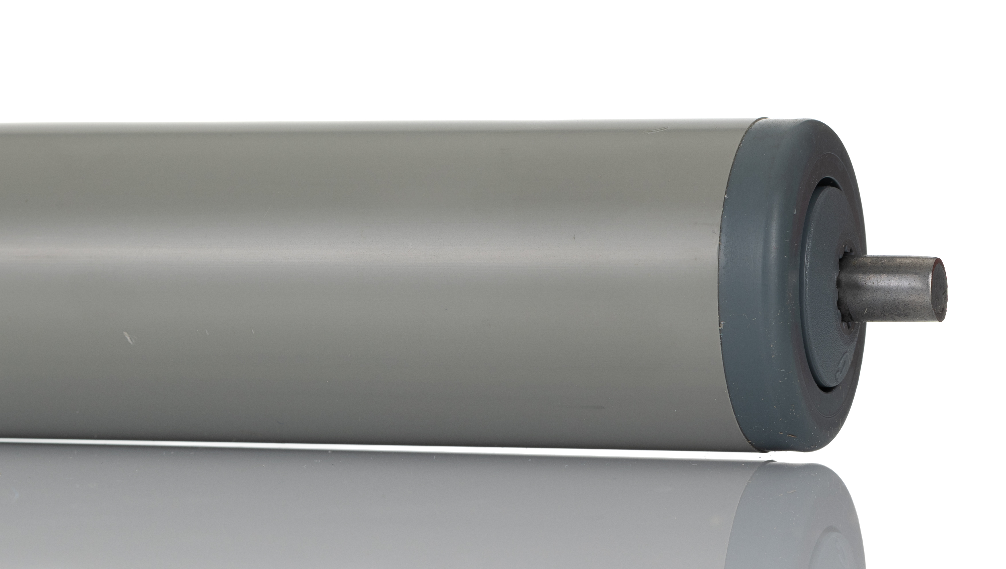 3-842-525-742 Bosch Rexroth Plastic Round Conveyor Roller Conveyor Roller 40 mm Dia. x 425 mm L, Galvanised Steel 150 N, 8 mm Spindle,