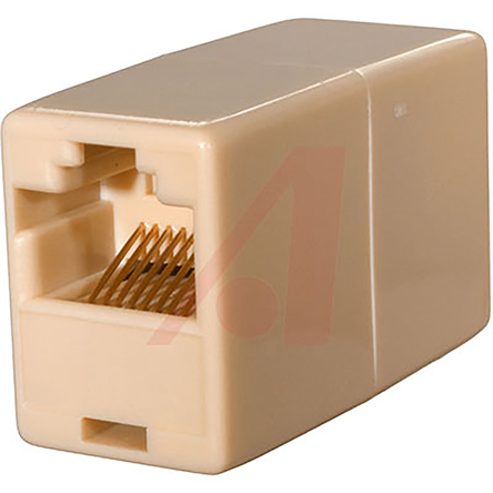 Cinch 30 Series 1 Port RJ45 Unshielded Coupler, Cat3