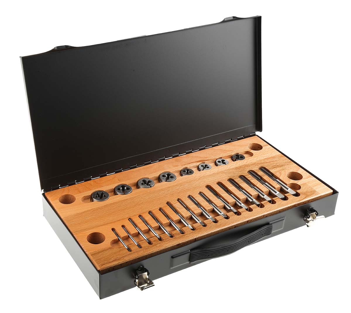 RS PRO 20-Piece HSS Thread Tap & Die Set, M3 - M10 Taps, M3 - M10 Dies