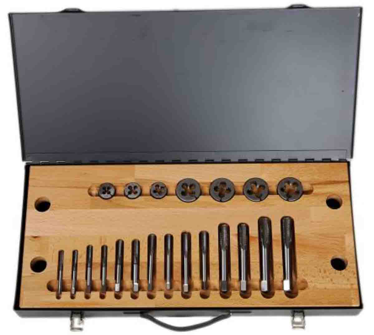 300-7509 RS PRO 25-Piece HSS Thread Tap & Die Set, 1/4 in UNF - 3/4 in UNF Taps, 1/4 in UNF - 3/4 inch Dies