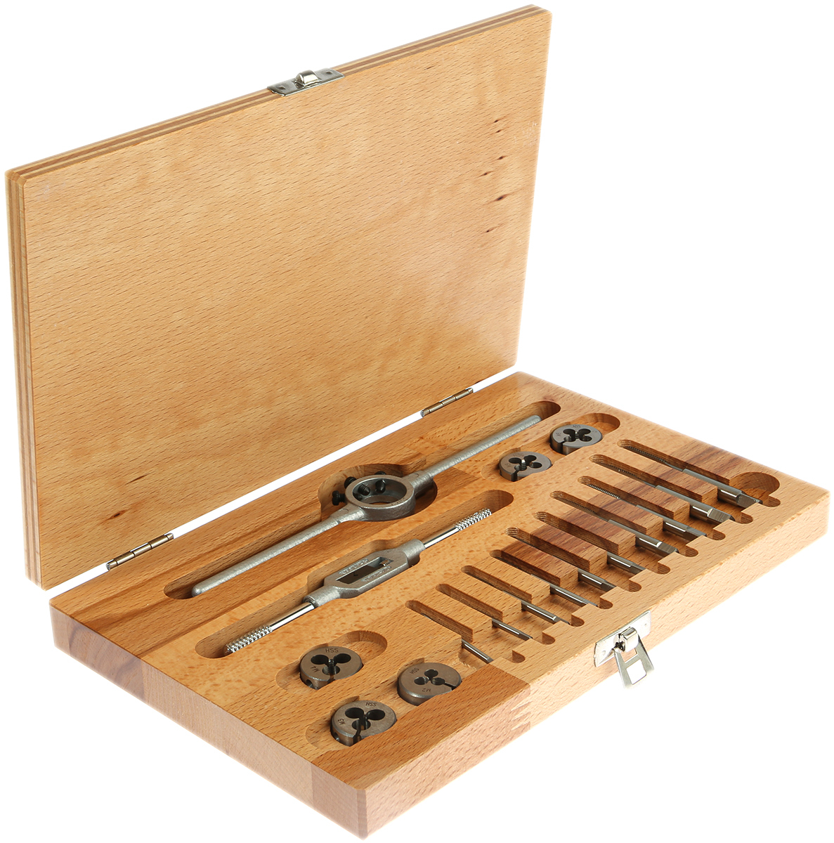 300-9735 RS PRO 12-Piece HSS Thread Tap & Die Set, M2 - M6 Taps, M2 - M6 Dies