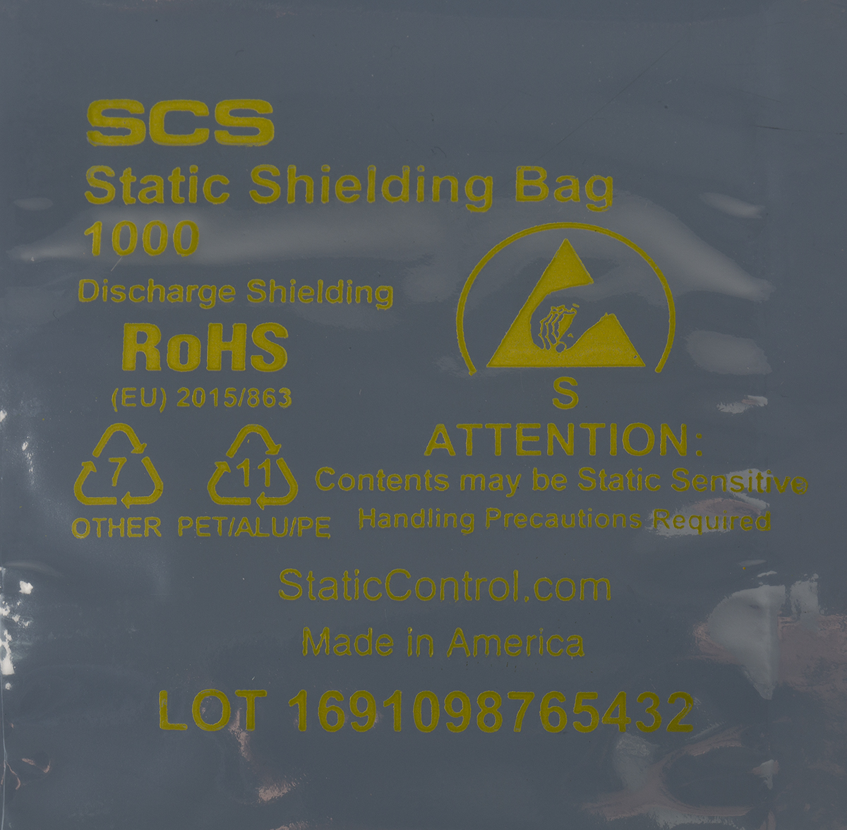 30023 SCS Bag 51mm(W)x 76 mm(L)
