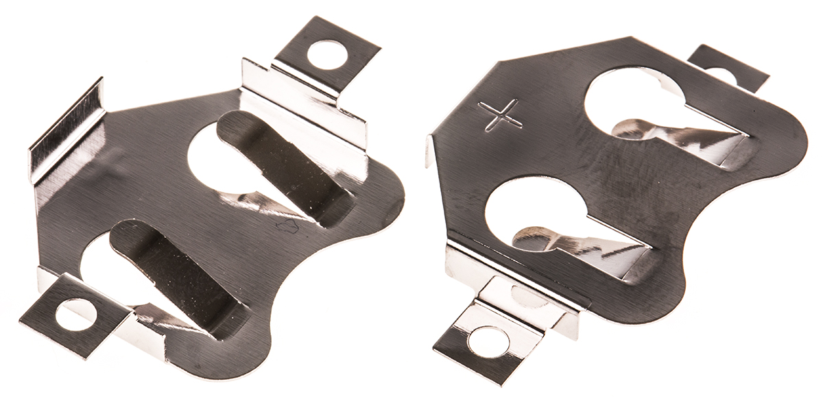 Keystone CR2016, CR2025, CR2032 Battery Contact Top Spring Arm