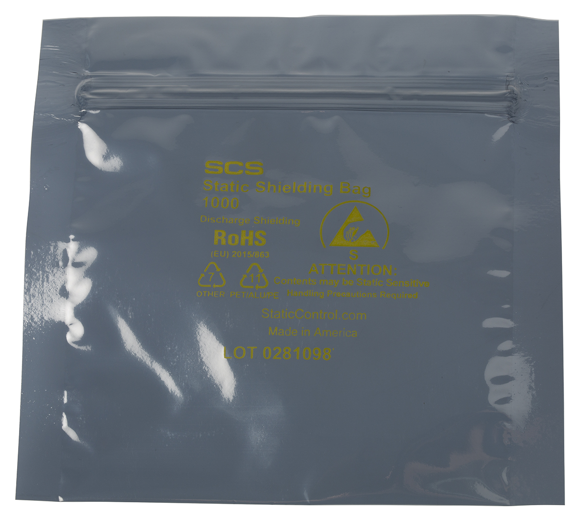 SCS Bag 102mm(W)x 102 mm(L)