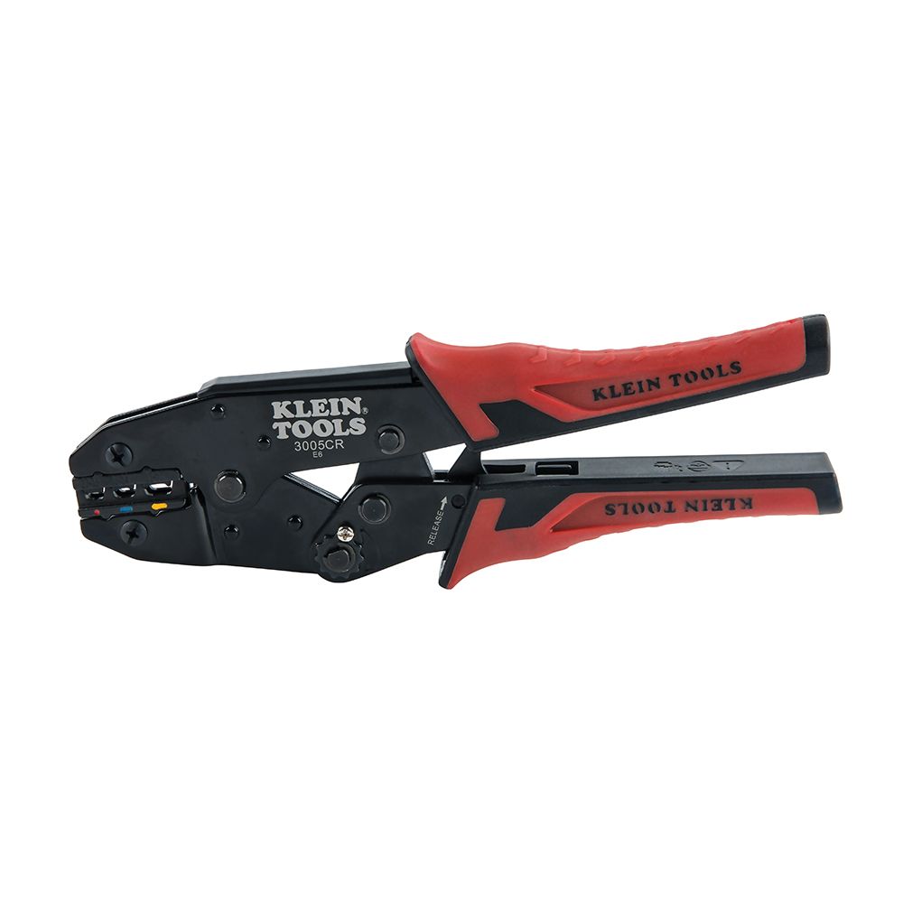 Klein Tools Crimp Tool Ratcheting Crimper for Insulated Terminals