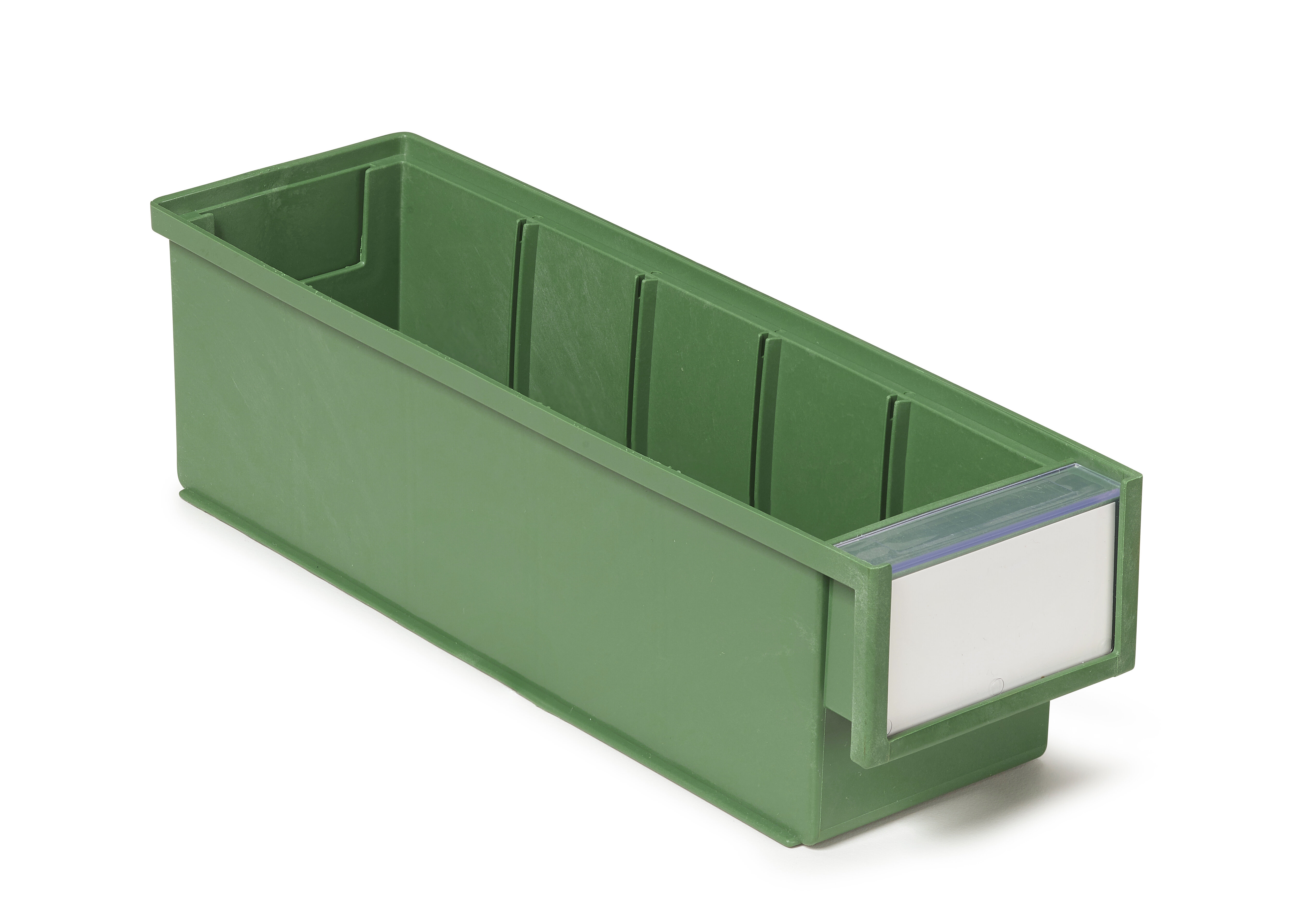Treston Bio-Plastic Storage Bin, 300 mm x 92 mm x 82 mm, Green
