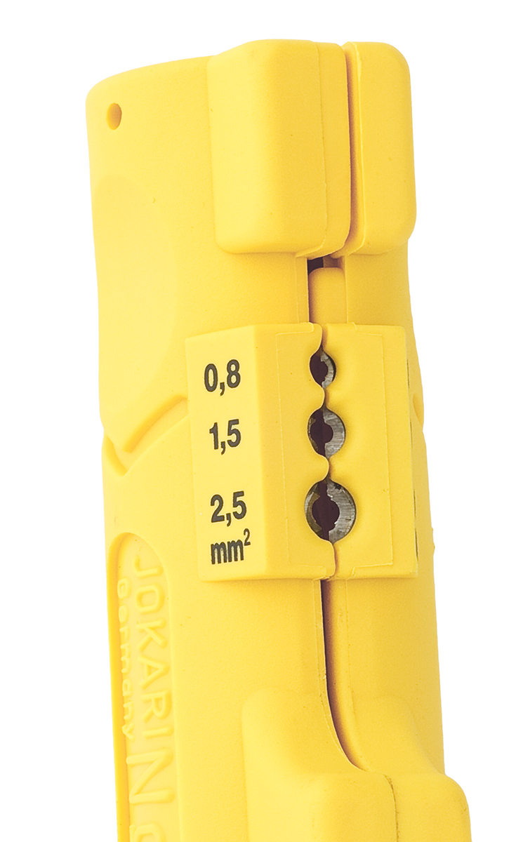 30140 Jokari  Series Flat Round Ergonomic, Soft Grip Wire Stripper, 1.6 to 13 mm, 12.7 mm Overall