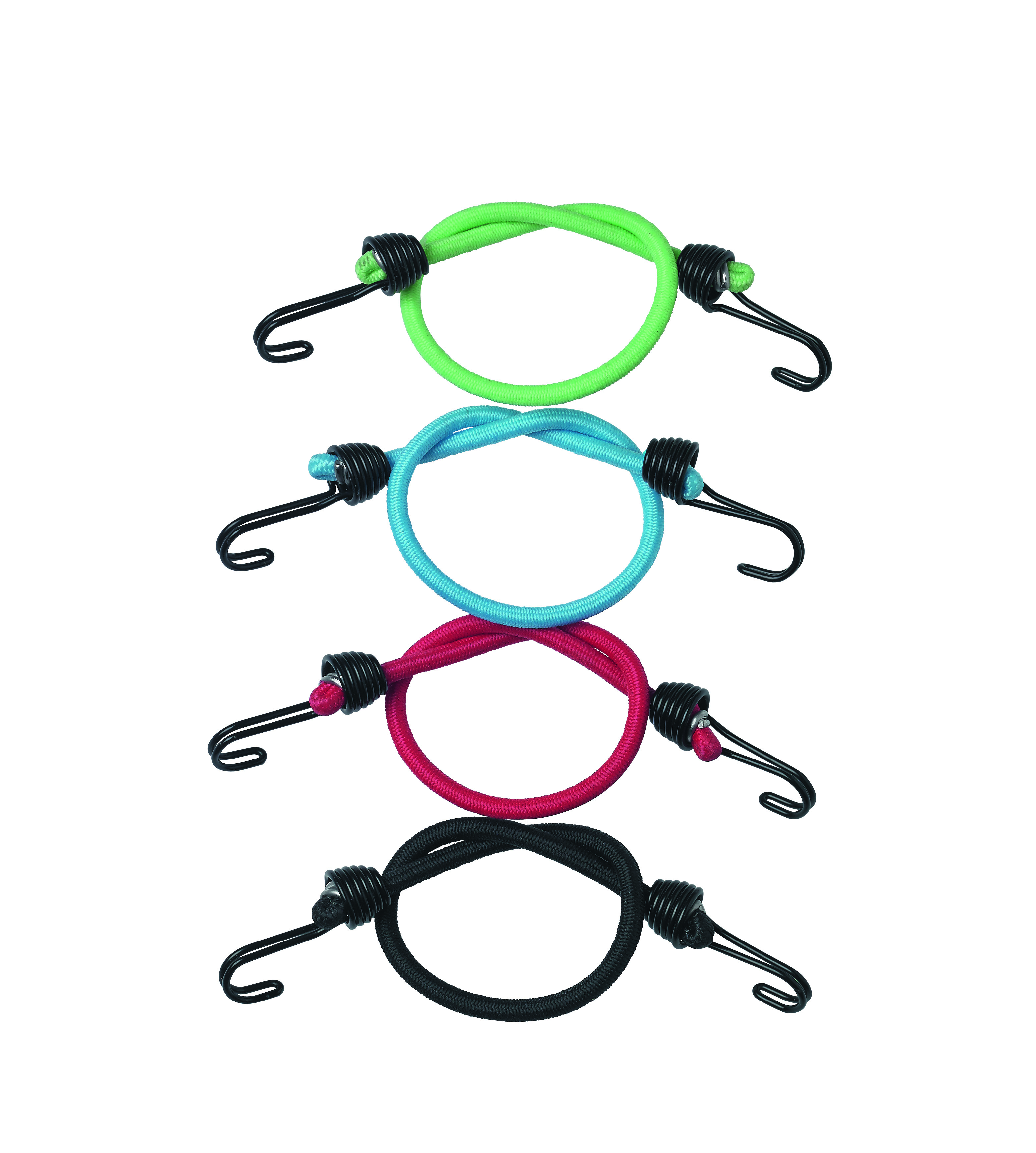 Master Lock 2 Hooks Bungee Cord, 0.25 m Long, 4 mm Diameter