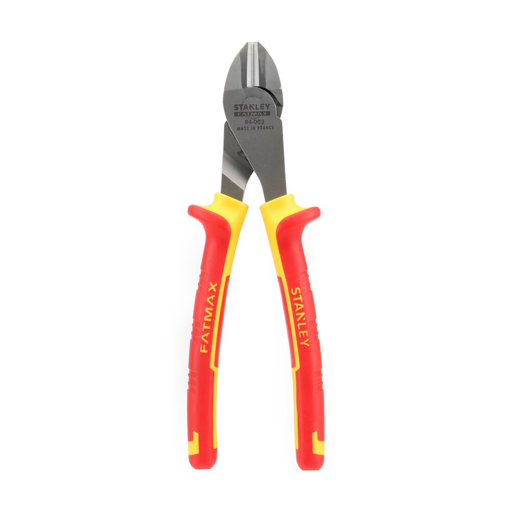 Stanley 0-84-003 4-Piece Pliers, 180 mm Overall, Flat Tip, VDE/1000V, 7in Jaw