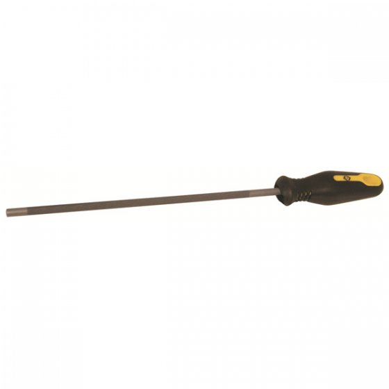 CK 150mm, Second Cut, Straight Chain Saw File With Soft-Grip Handle