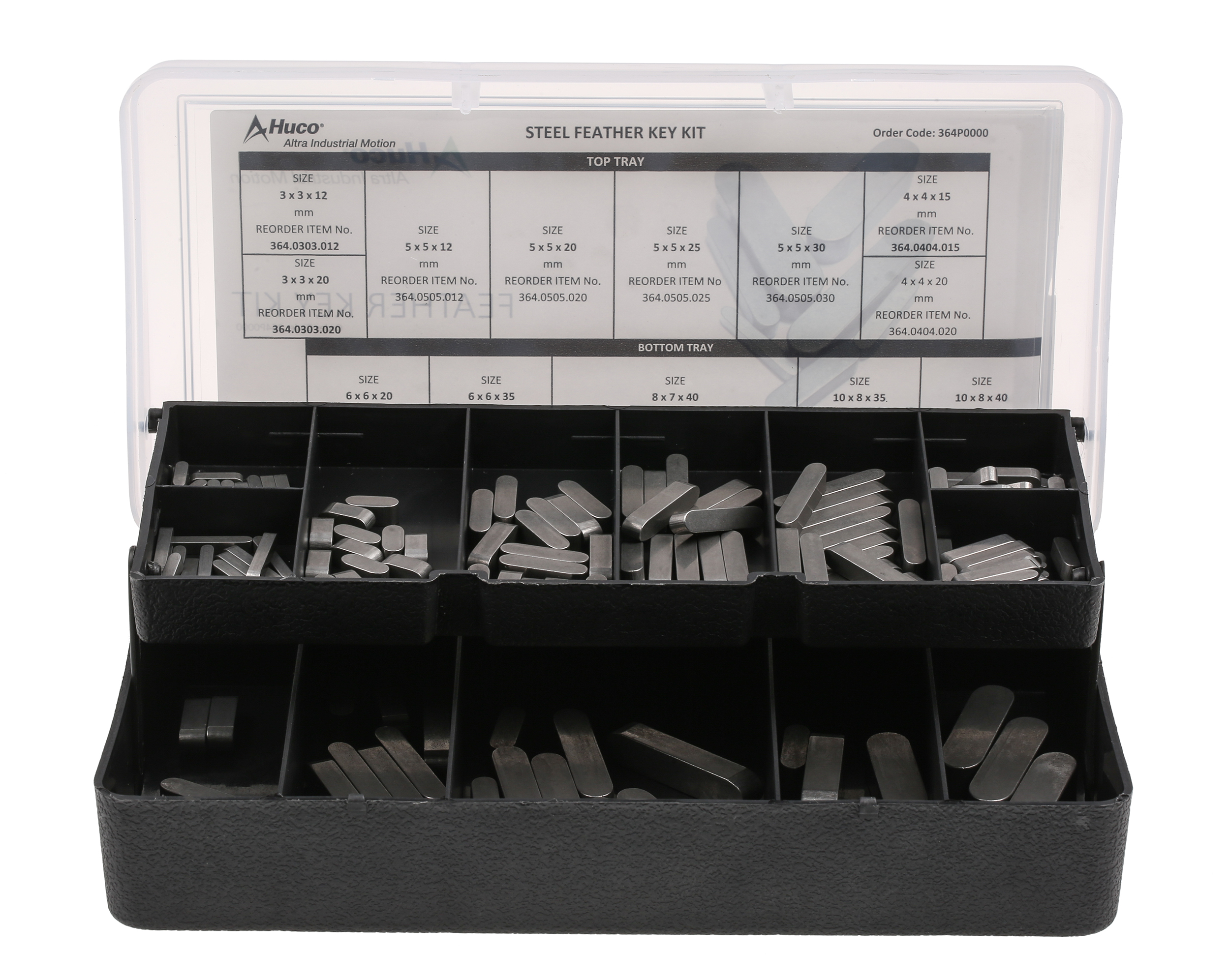 302-9161 RS PRO 180 piece Stainless Steel Feather Key Kit