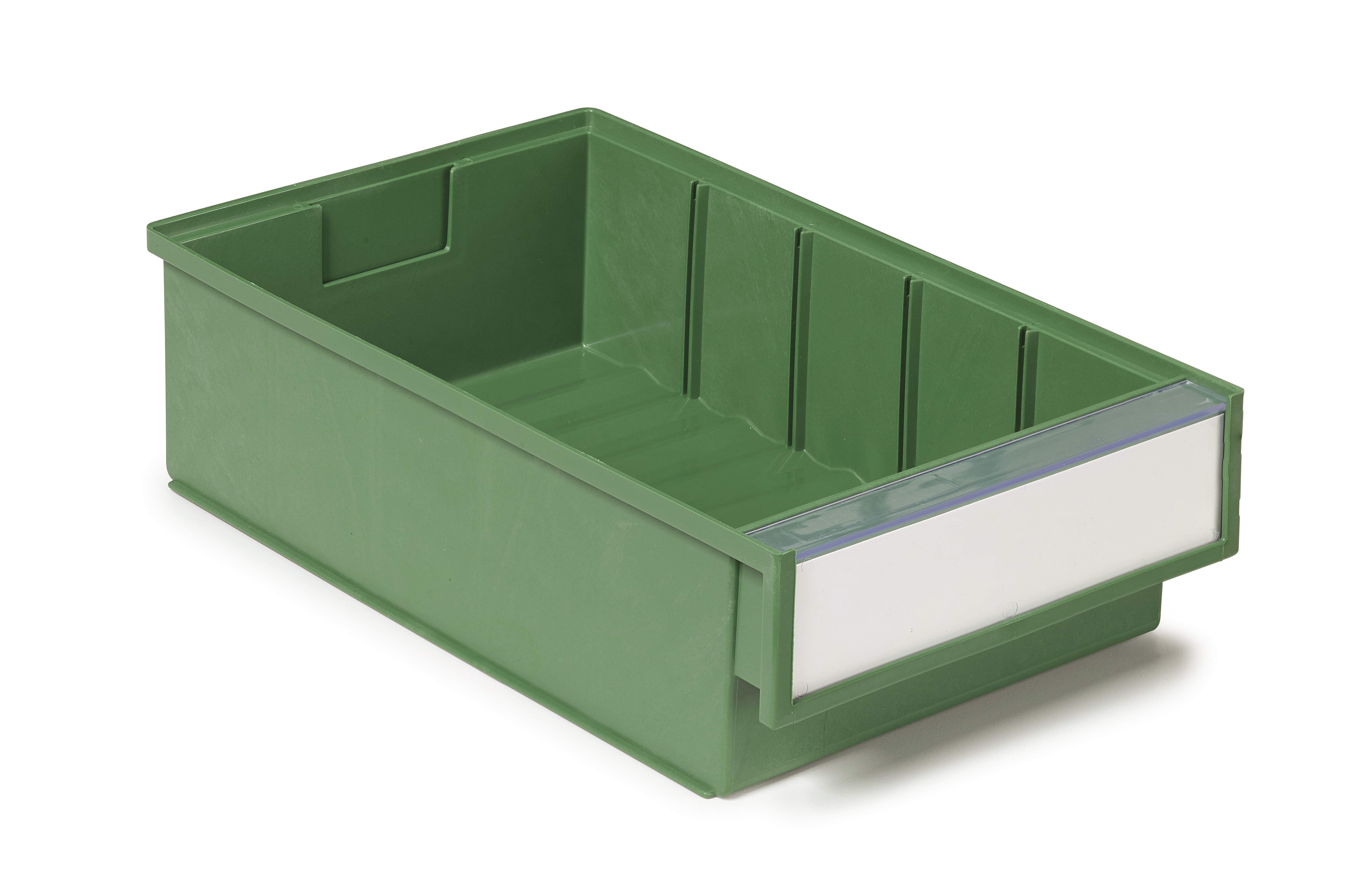 Treston Bio-Plastic Storage Bin, 300 mm x 186 mm x 82 mm, Green