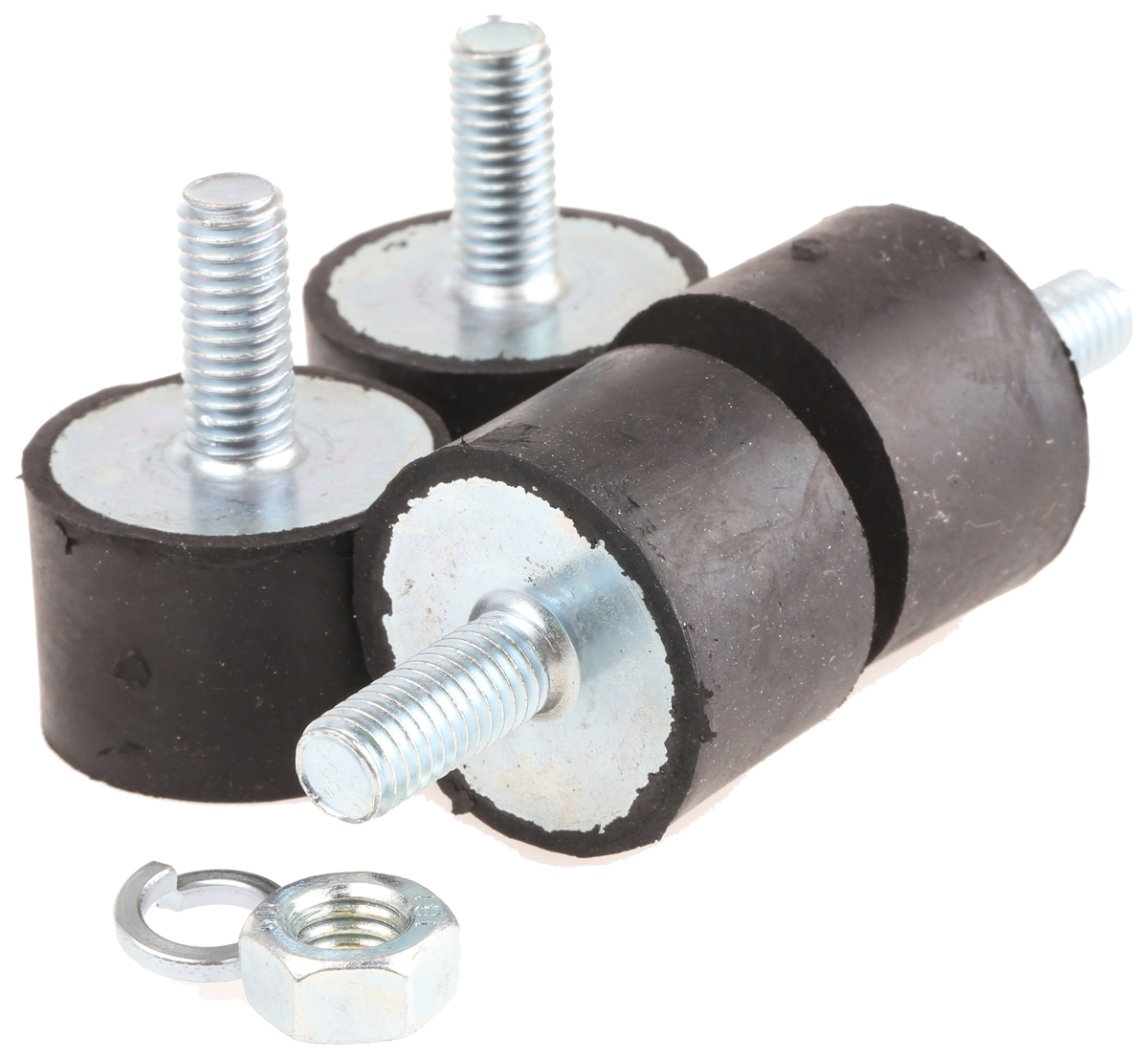 FIBET Fibet Cylindrical M8 x 20 mm Anti-Vibration Mount, Male Buffer Foot with 90.8 daN Compression Load