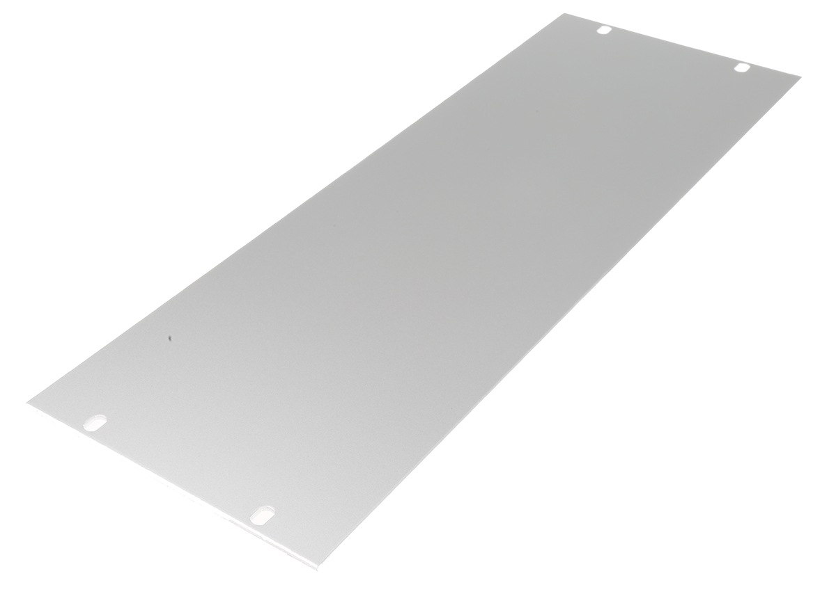 nVent SCHROFF Grey Aluminium, 4 U, 84 HP 483 mm 177mm