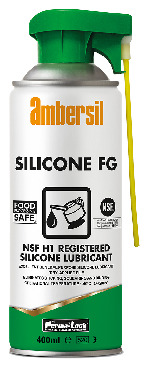 Ambersil Perma-Lock Silicone FG Lubricant Silicone 400 ml Aerosol