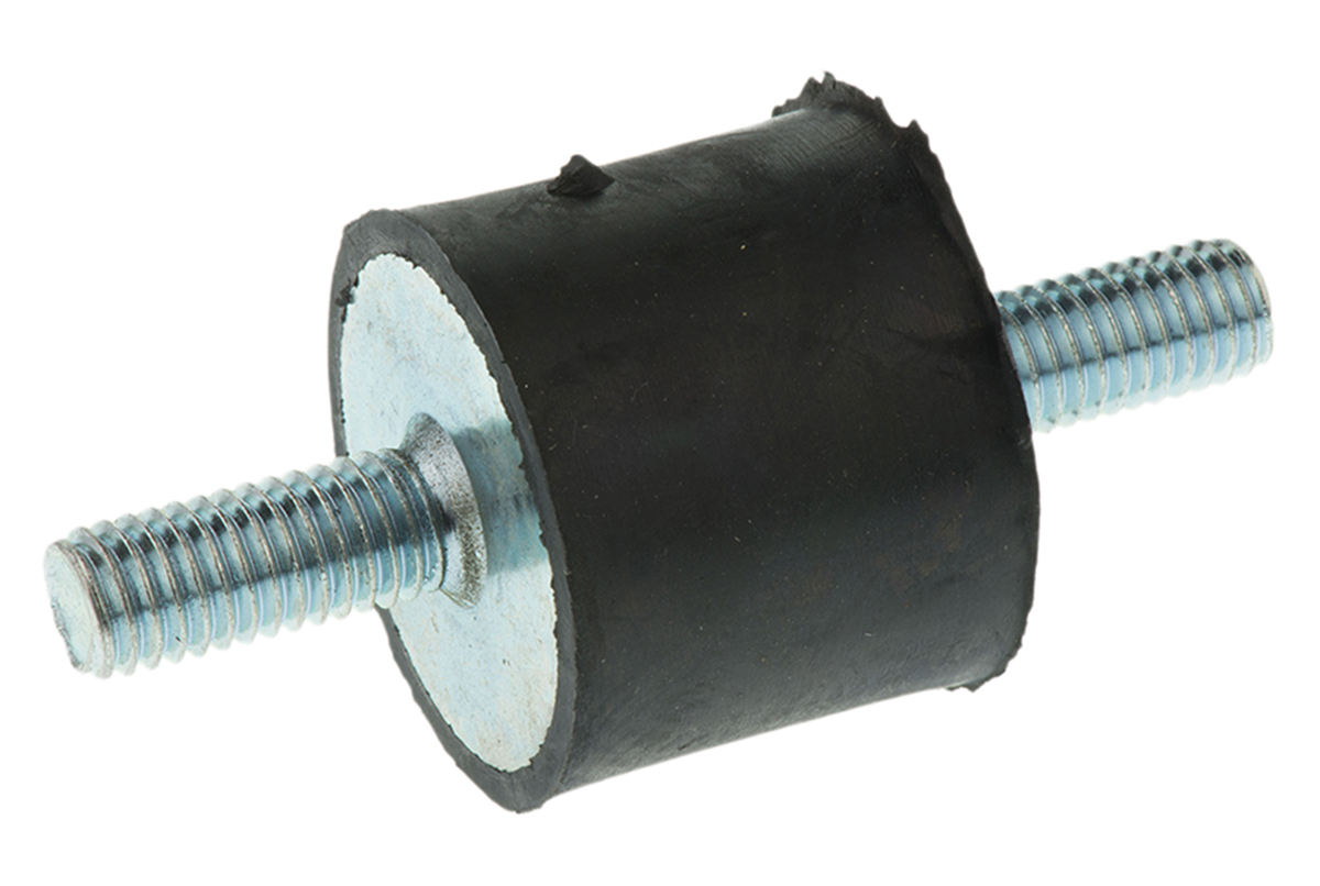 FIBET Fibet M8 x 20 mm Anti-Vibration Mount, Male to Male Bobbin with 69 daN Compression Load