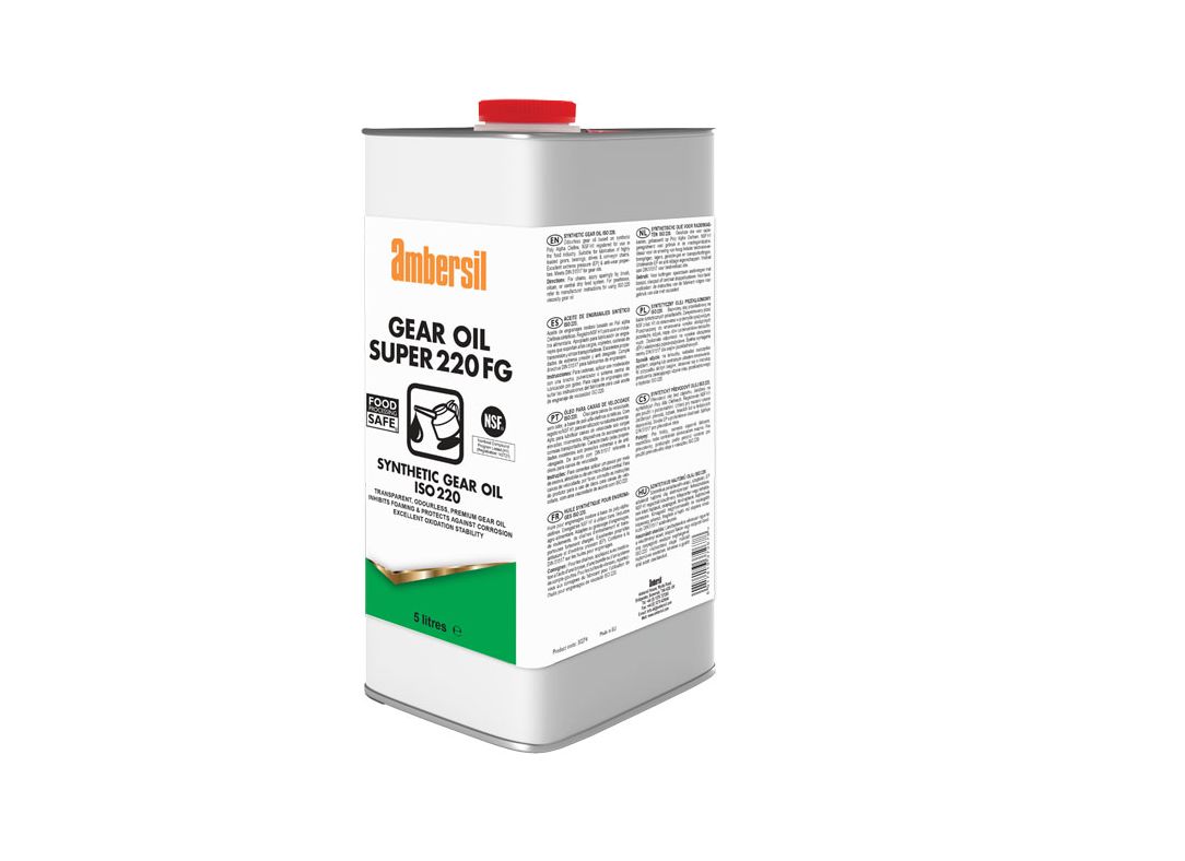 Ambersil 5 L Gear Oil Super 2000 FG Oil and Can Light Lubricating Oil for Industrial Machinery