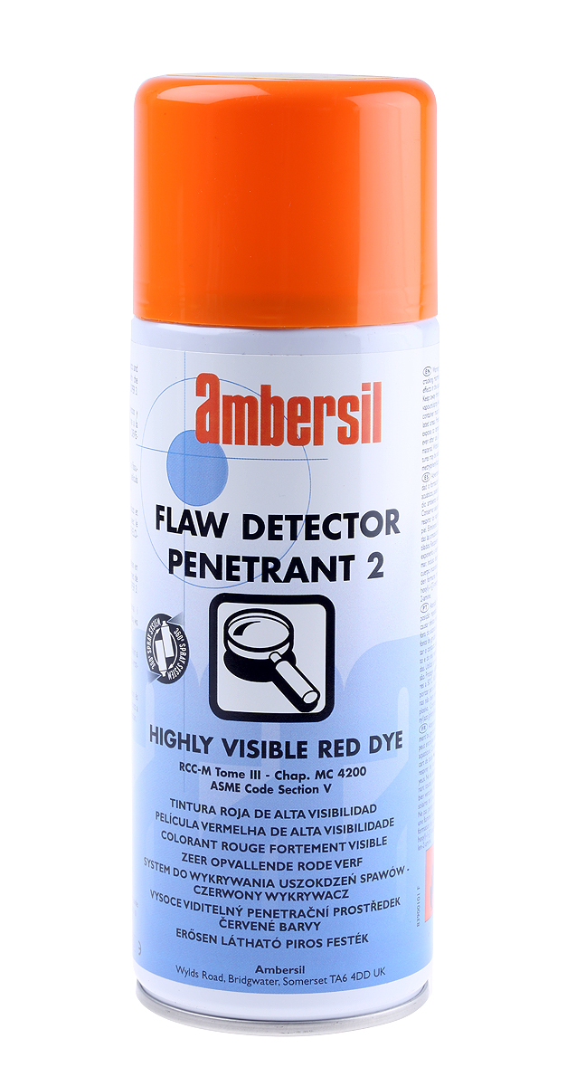 Ambersil Leak & Flaw Detector Spray, Penetrant, 400 ml FLAW DETECTOR PENETRANT 2