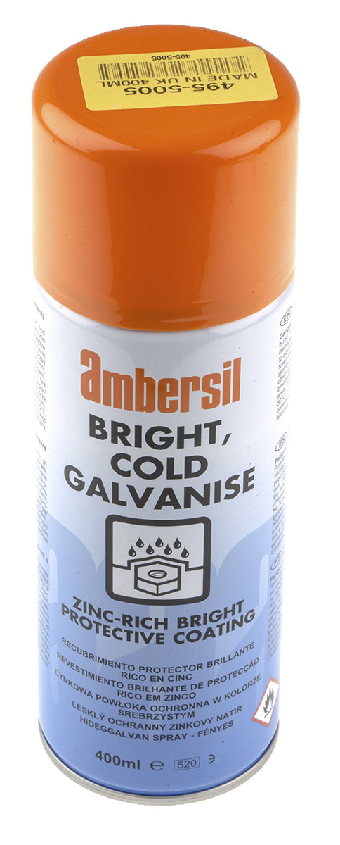 Ambersil 400 ml Silver Satin Spray Paint