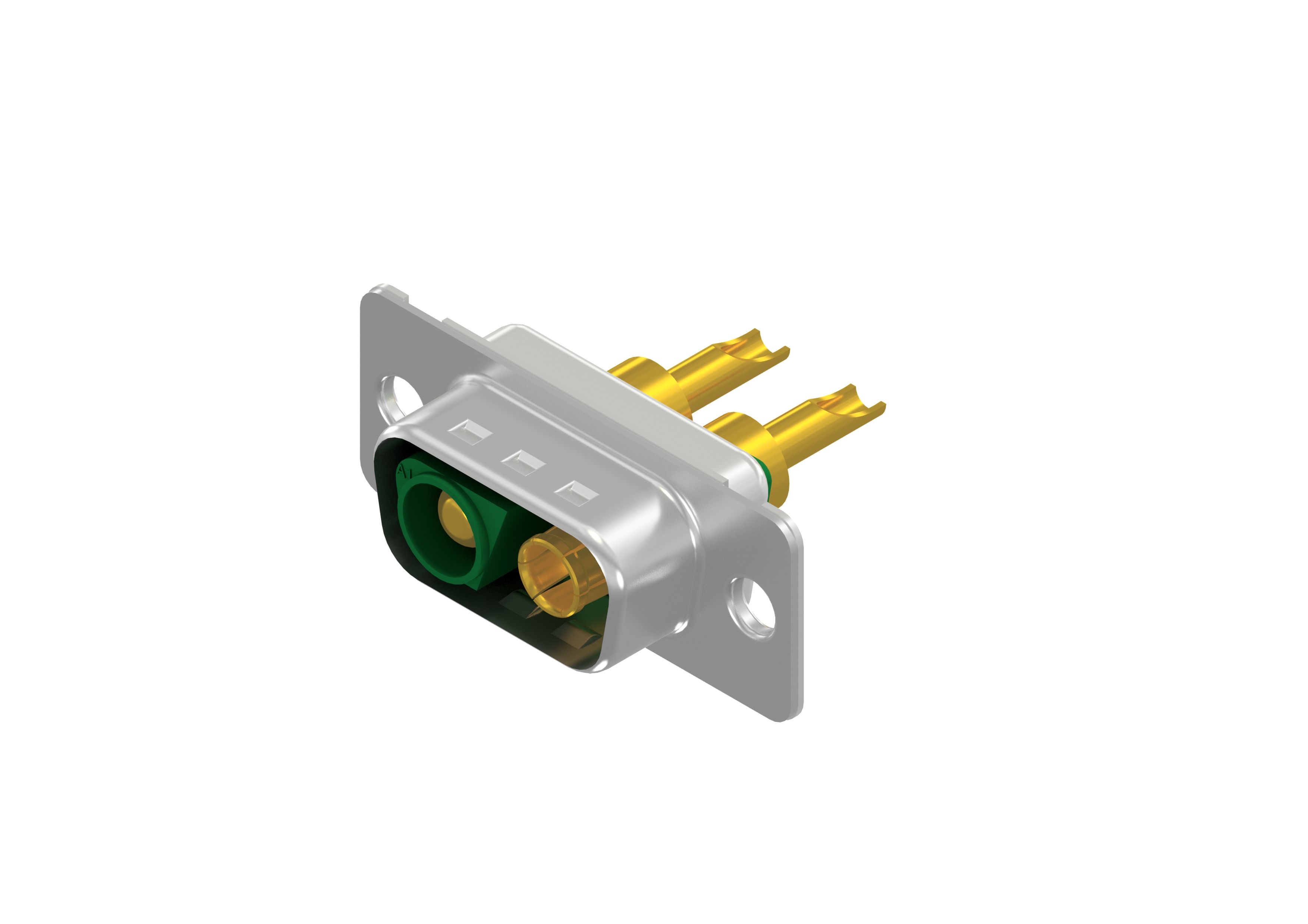 CONEC 302W2CSXX 2 Way Straight Solder D-Sub Connector Female