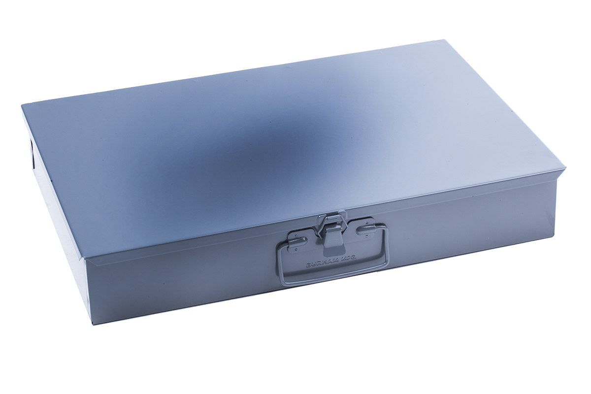 Durham 16 Cell Grey Steel Compartment Box, 76 mm x 457mm x 304 mm