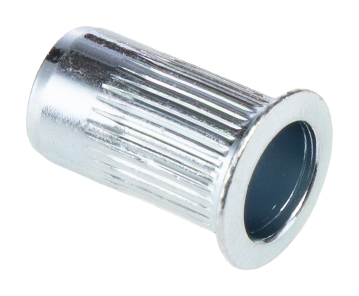 303-758 RS PRO Passivated Zinc Plated Stainless Steel Threaded Insert, 12.7 mm diameter 10 mm 17.3 mm
