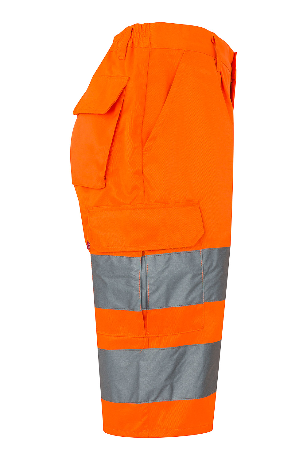 303005_19_m Velilla 303005 Fluorescent Orange Unisex 90 cm Hi Vis Shorts