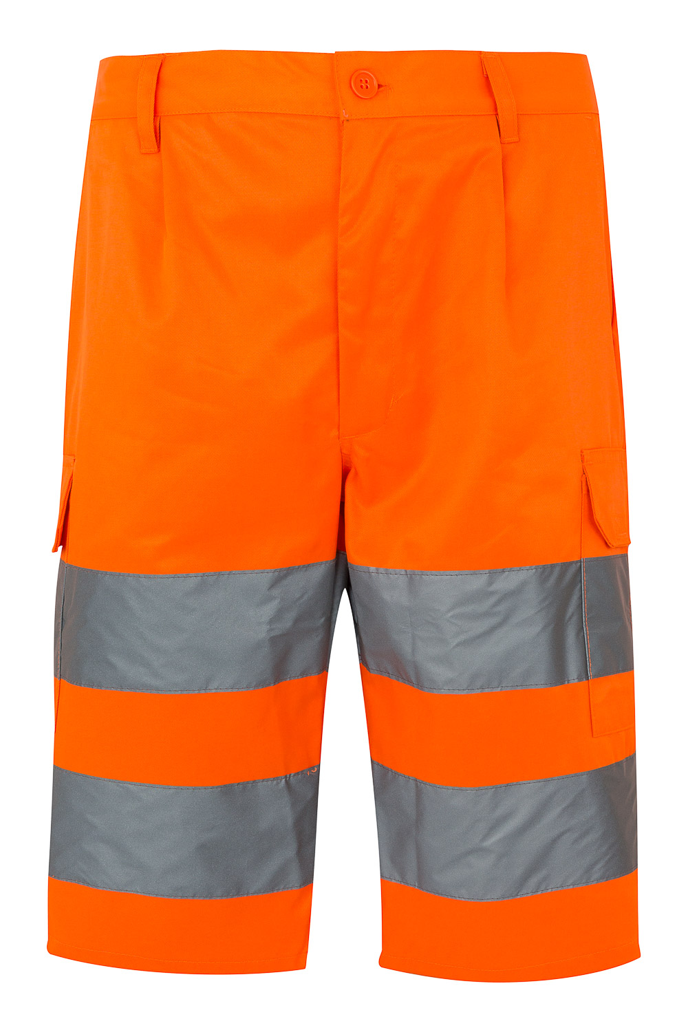 Velilla 303005 Fluorescent Orange Unisex 86 cm Hi Vis Shorts