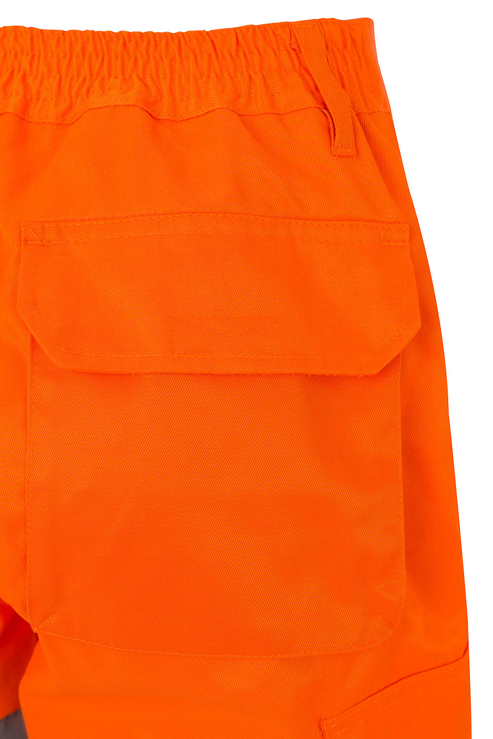 303005_19_s Velilla 303005 Fluorescent Orange Unisex 86 cm Hi Vis Shorts