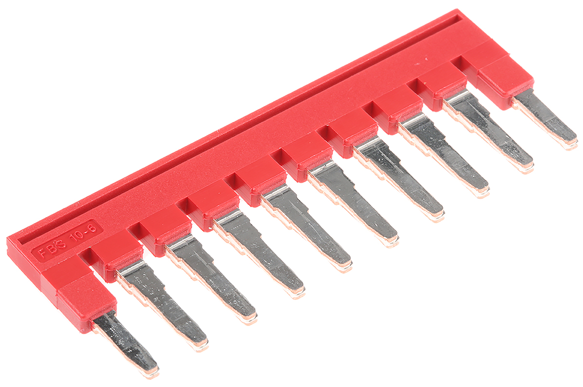 Phoenix Contact Copper CLIPLINE FBS Busbar, 6.2 mm Pitch